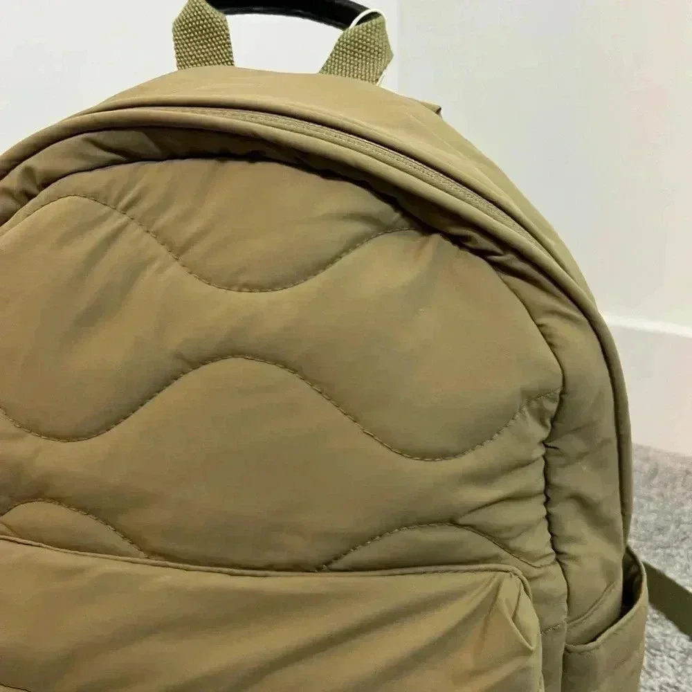 New Zara green backpack